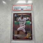 2025 Bowman chrome Reptilian Refractor /5 Konnor Griffin PSA 10 POP1!!