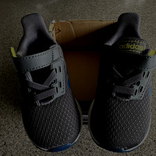 Adidas Duramo Dark Gray Shoes Kids Size 5K New