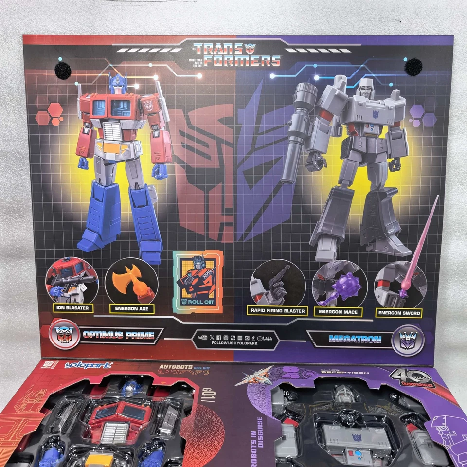 Hasbro Transformers Yolopark OPTIMUS PRIME & MEGATRON MODEL KITS(COMBO SET) - Image 2 of 3