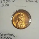 1958-D Denver Mint Lincoln Wheat Cent Doubled Die Obverse Proof-Like Red Bronze