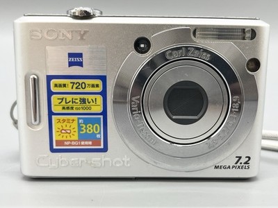 ✨美品✨ SONY デジカメ Cyber-shot DSC-W35 シルバー Sony Cyber-shot DSC-W35 7.2MP Digital Camera - Silver for sale