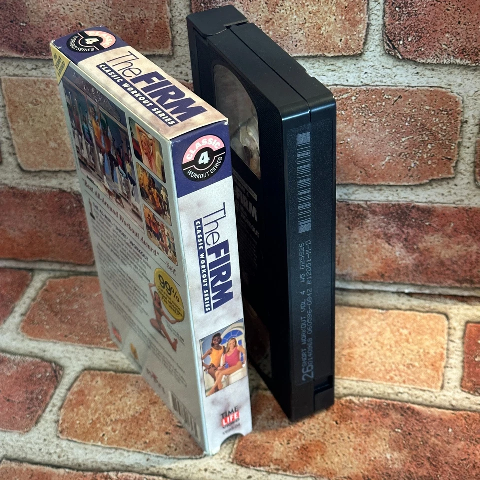 The Firm Vol 4 Workout VHS Used Time Life Aerobics Fitness With Weights 1990s Foto 3 de 3