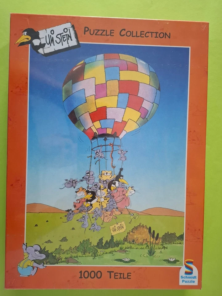 Puzzle Uli Stein Ballon-Fahrer 1000 NEU OVP Schmidt Paket Sammlung - Bild 1 von 1