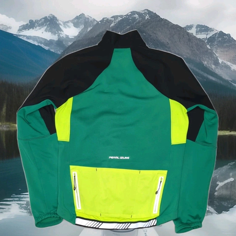 Pearl Izumi PRO Pursuit Softshell Thermal Jacket Bike Cycling Winter Mens Large - Image 3 of 4