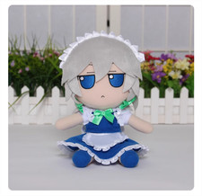 Touhou Project Fumo Izayoi Sakuya 20cm Plush Doll Stuffed Toy Cartoon Gifts