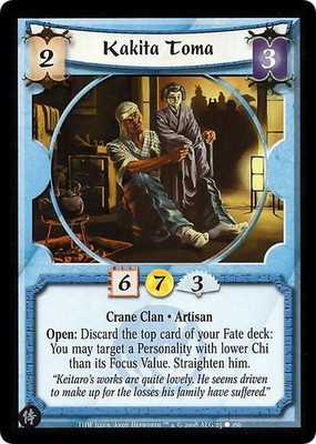 Kakita Toma - The Heaven's Will - Legend of the Five Rings CCG