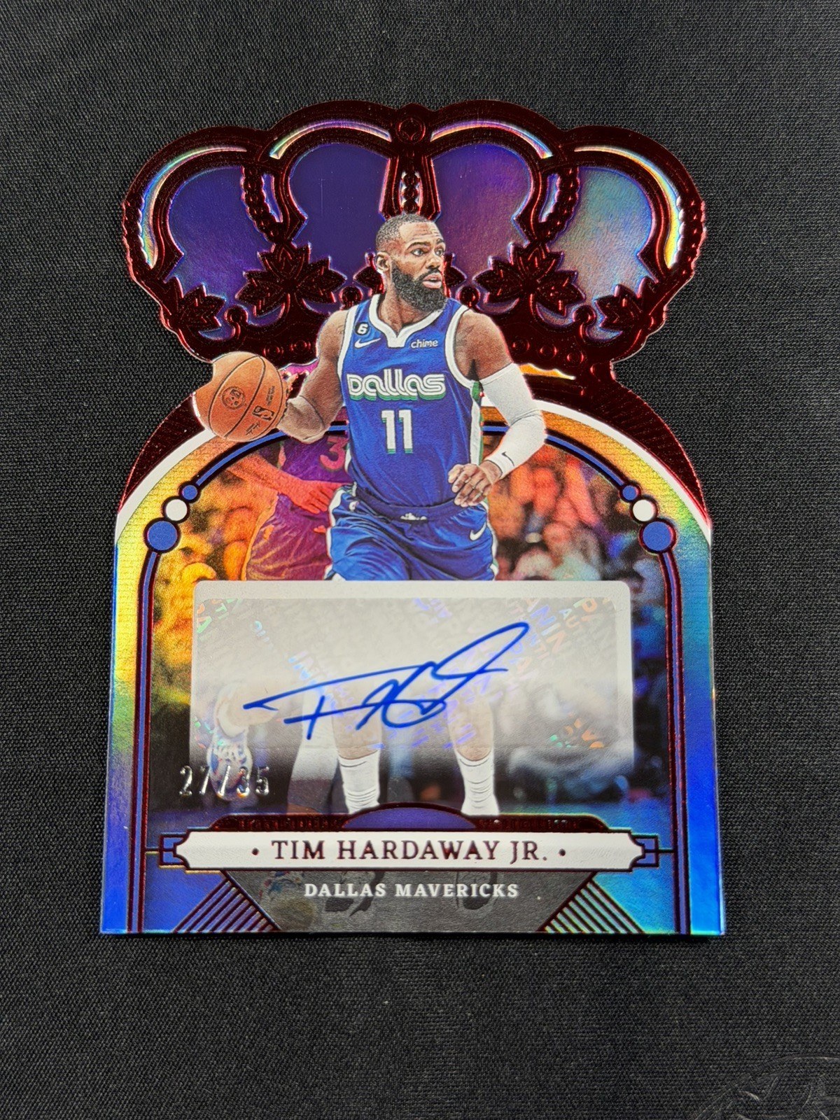 2022-23 Crown Royale #CA-THJ Tim Hardaway Jr.  Red Auto /35