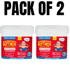 Maximum Strength Baby Skin Protectant Ointment 14 oz Flip-Top Jar Pack of 2