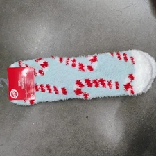 Candy Cane Christmas Low Cut Socks Super Soft Fuzzy Socks FREE SHIPPING