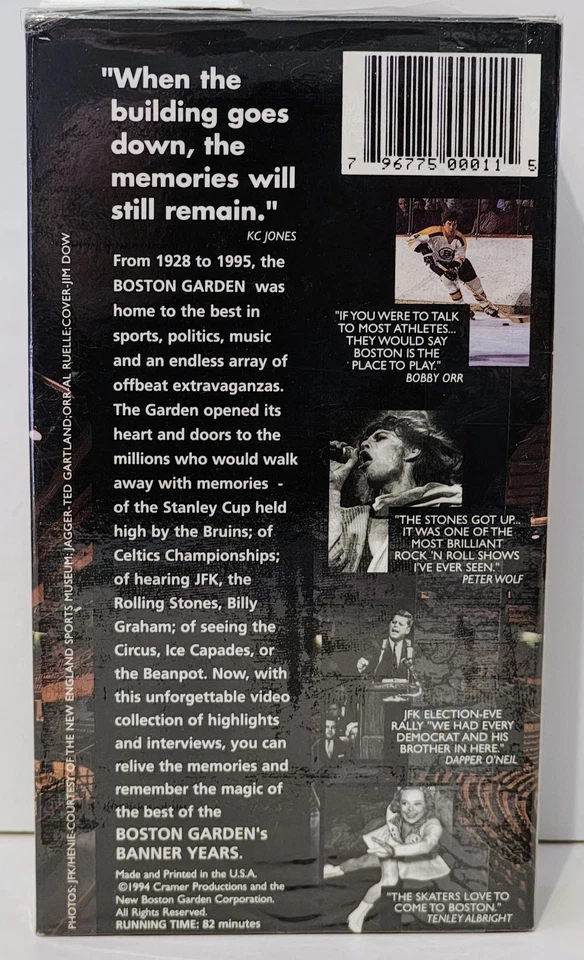 The Boston Garden - Bruins/Celtics - The Banner Years 1928-1995 - Vintage VHS - Image 2 of 4