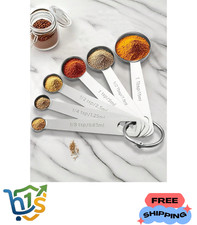 6pcs Stainless Steel Baking & Cooking Measuring Spoons Set Metal Measuring Tools