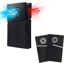 Face Plates for PS5 Slim Digital Edition Only, Anti-Scratch Replacement Panels C