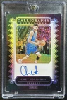 CHET HOLMGREN 2024 PANINI BASKETBALL CALLIGRAPHY SIGNATURES ON-CARD AUTO THUNDER