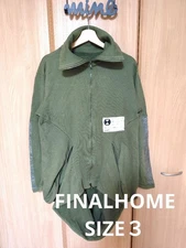 Issey Miyake FINAL HOME Fish Tail Blouson Moss Green Used