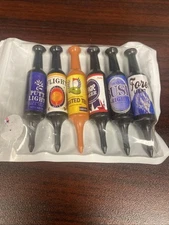 6 Pack Beer Bottle Golf Tees Putt Light Flight Twisted Tee PAR Beer Bush Right