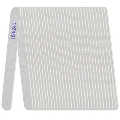 Nail File, Emery Boards for Nails 180/240 Grit Nail Files for Natural Nails W...