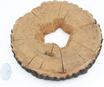 AQUA KT Aquatic Turtle Tree Trunk round Freestanding Floating Dock Island 