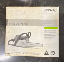 STIHL MS 170 MS 180 Chainsaw Owner’s Instruction Manual / Instruction Booklet