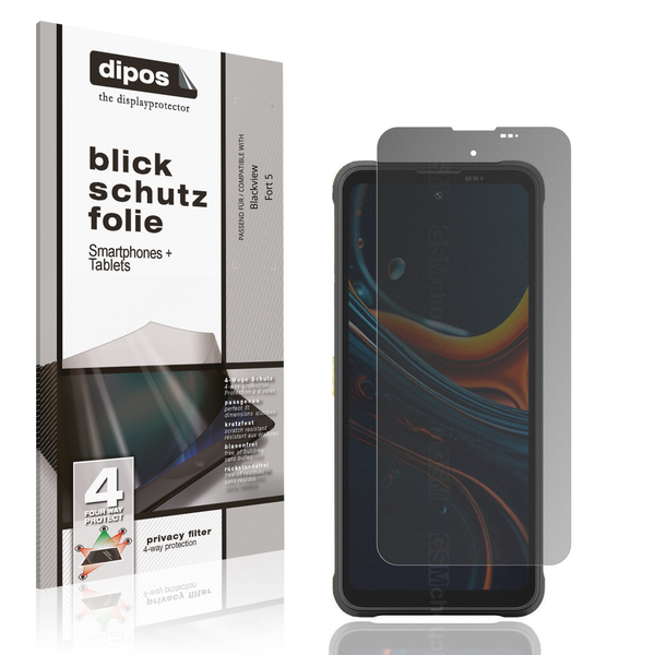 Blickschutzfolie FüR Blackview Fort 5 Matt Schutzfolie Folie Display Schutz-image