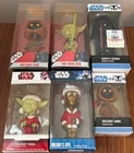 Funko Star Wars Bobblehead Lot Holiday Yoda C-3PO Jawa Darth Vader 6 Figures