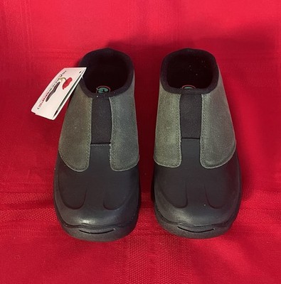 NEW GardenGrips Shoes-Leather-Waterproof-Slip on-Women s-Size 8.5-Grip-N-Go Sole