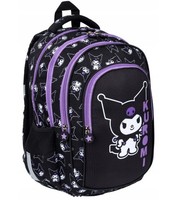 Schulrucksack Mit Vier FäChern, FüR MäDchen, Kuromi Black, 22 L, St. Majewski