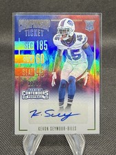 2016 Panini Contenders Kevon Seymour Championship Ticket Auto /99 #146 Bills