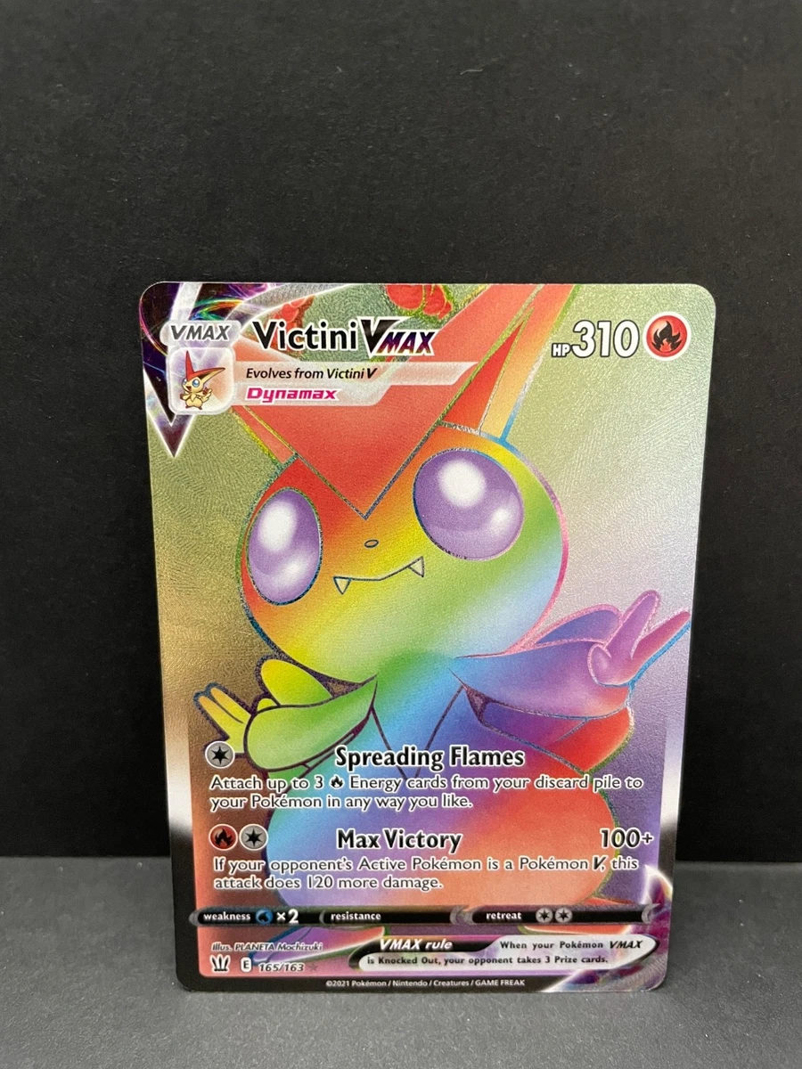 victini vmax pokemon card value Victini Vmax (165/163) main image 0