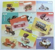 1992 History of Car Models Second Issue 1893-1901 Ukraine Calendars Set of 15