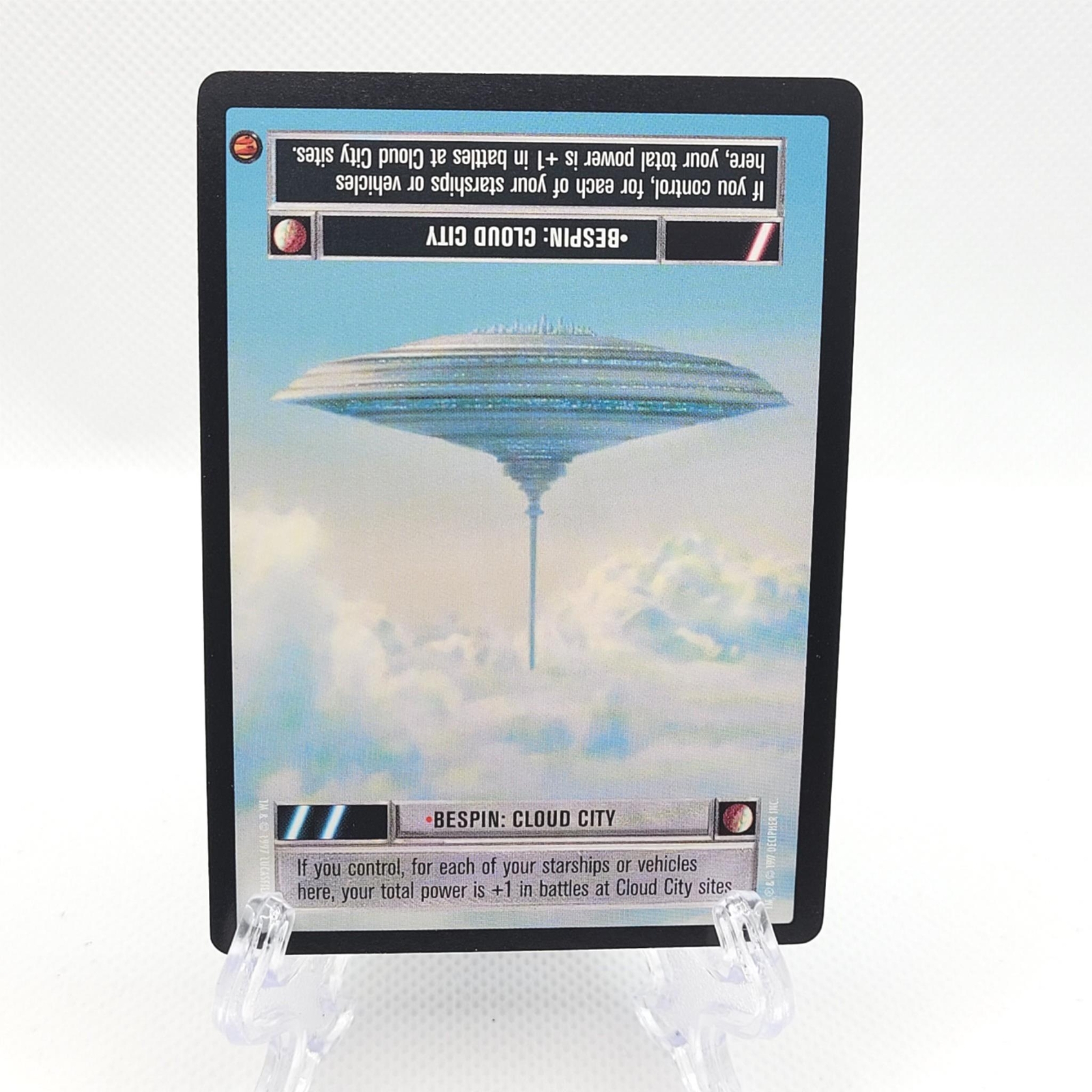 Star Wars CCG Cloud City Black Border BB Light Side Bespin Cloud City Location-image
