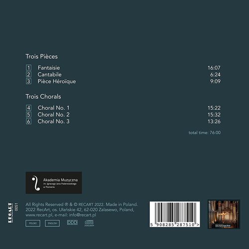 Cesar Franck : César Franck: Organ Works CD (2023) ***NEW*** Fast and FREE P & P