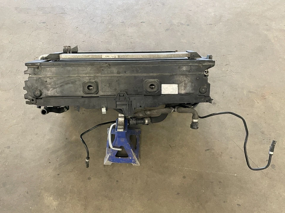 13 14 15 BMW Alpina B7 B7X F01 F02 Radiator Condenser Cooling Fan 4.4L 1369 OEM - Image 4 of 4