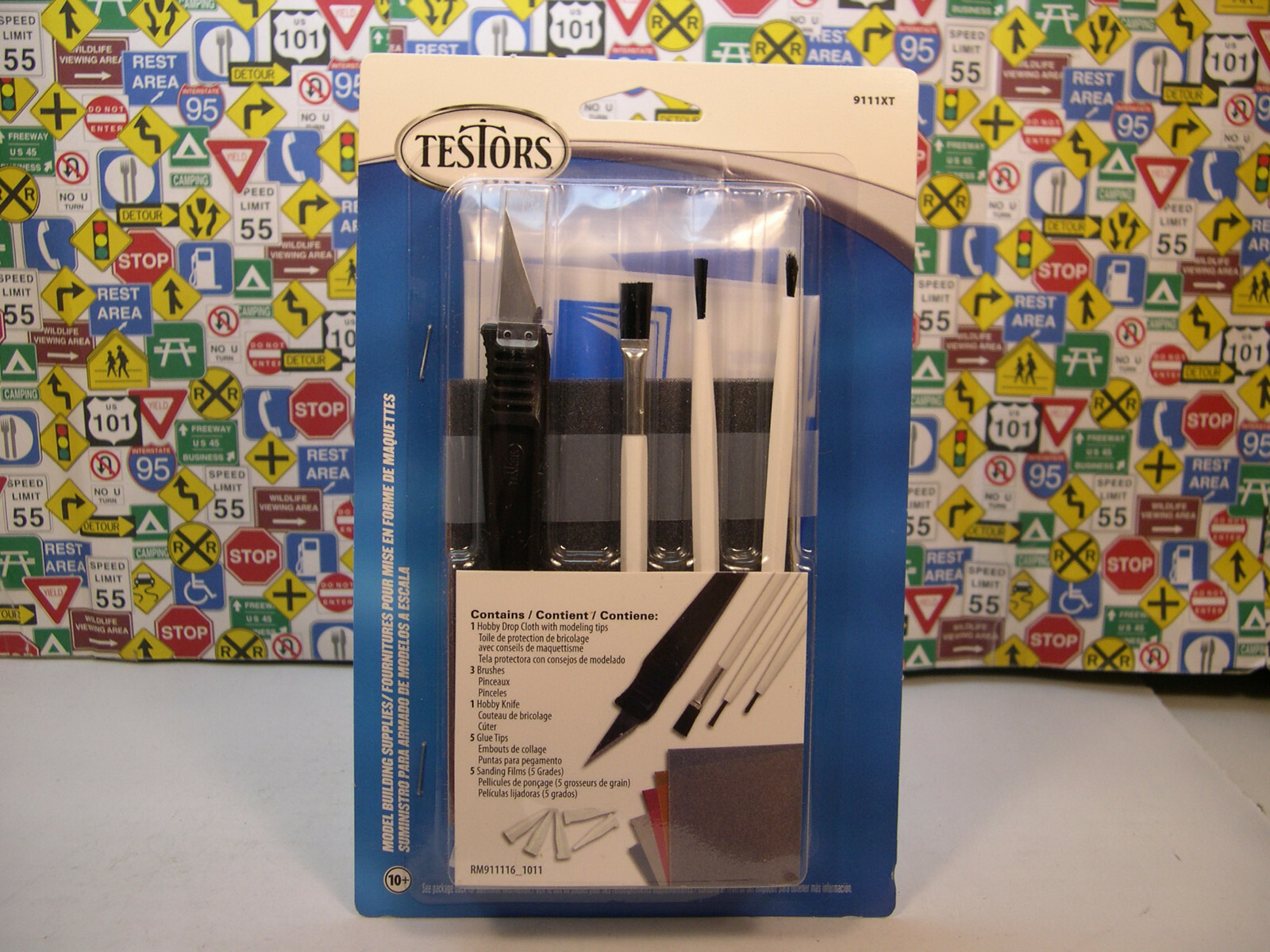 TESTORS ASSORTED MODELING SUPPLIES FOR USE IN BUILDING MODELS