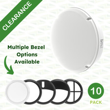 10 X Lumineux LED Bulkhead 16W 3CCT IP66 - Multiple Bezels Available - 401581