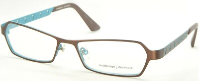 Neu Prodesign denmark 1229 5031 Matt Brown Brille Brillengestell 53-16-137mm