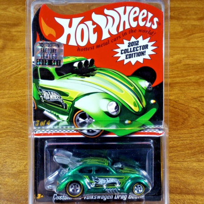 ミニカー Hot Wheels RLC Volkswagen Drag Beetle Hot Wheels Factory Sealed Set 2012 Collector Edition '56