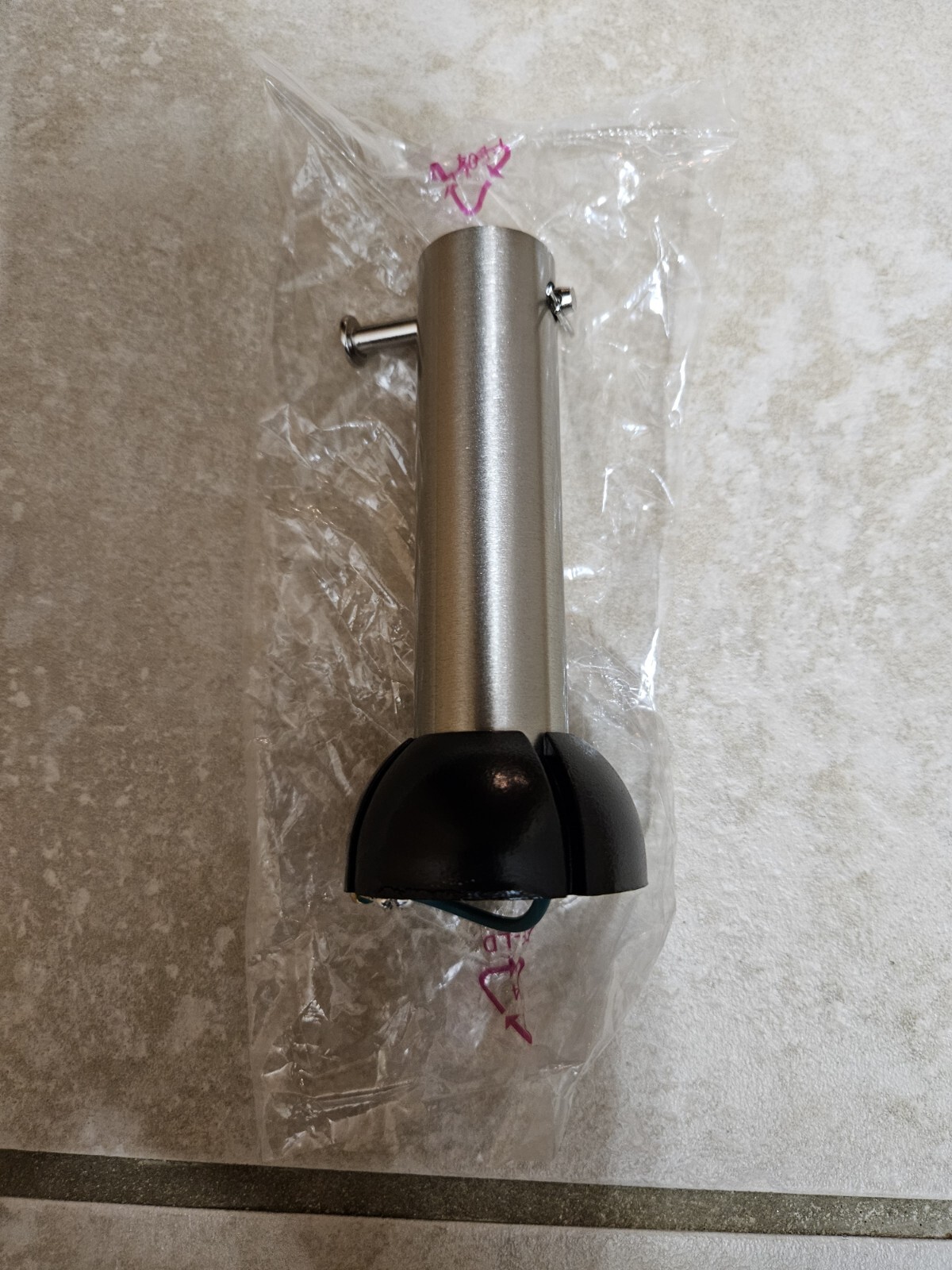 NEW Ceiling Fan Extension Rod Pole Down Rod with Mount, Brus