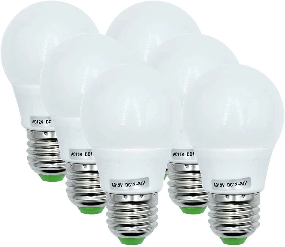 3W A15 Edison LED Light Bulbs E26 Medium Screw Base (40 Watt Equivalent) 12V Low - Image 2 of 4