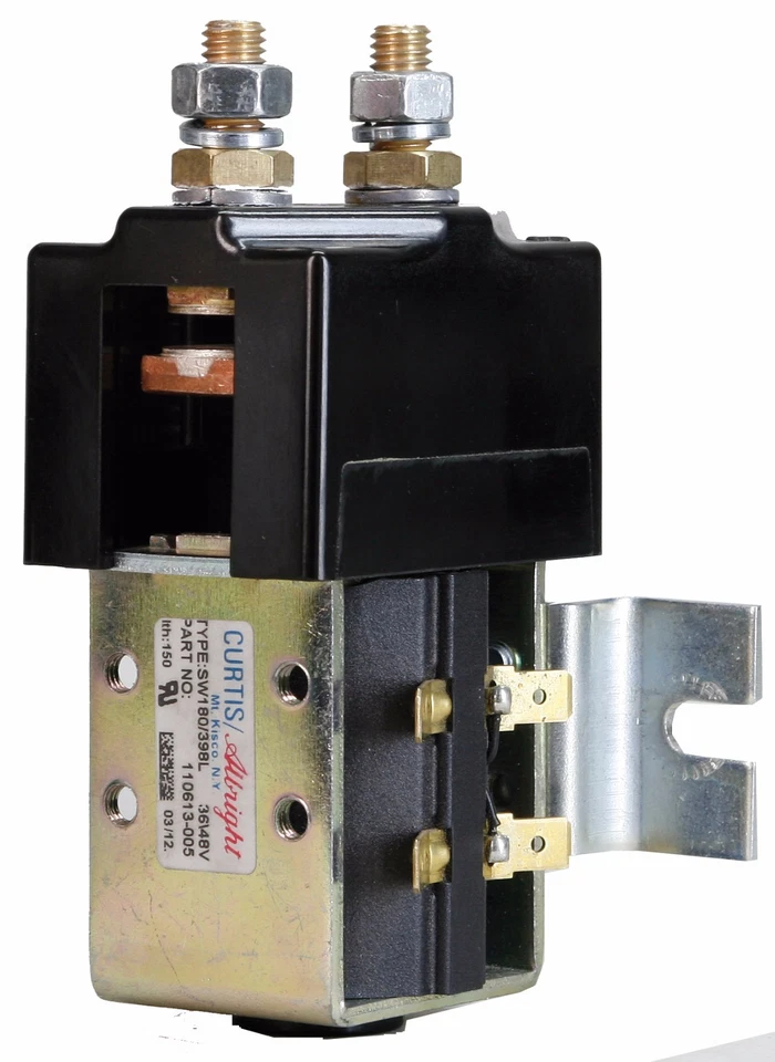 Golf Cart 48 Volt Heavy Duty High Amp Solenoid with Bracket (SW180) - Imagen 1 de 1