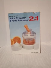 Vintage Suntone 2-in-1 Juice Extractor & Food Processor model no:HH200.