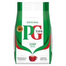 1110 x PG Tips 1 Cup Tea Bags 0.02 per strip