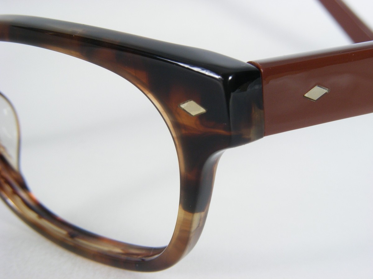 OGI EVOLUTION 9606 1331 AMBER DEMI /BROWN EYEGLASSES 50-21-150mm