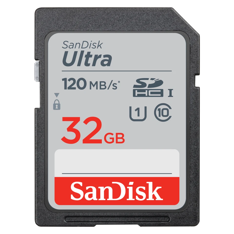 SanDisk 32GB Ultra SDHC SD Card Class 10 UHS-I Memory Card 120MB/S For Camera - Image 4 of 4