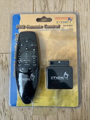DVD Remote Control Zykon in Schwarz