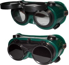 OCCHIALI DI PROTEZIONE PER SALDATRICE SALDATURA DOPPIA LENTE PER FABBRO