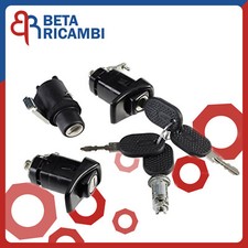 Kit Serrature Fiat Panda 141 Serratura Portellone Cofano Cilindretto 4 Chiavi