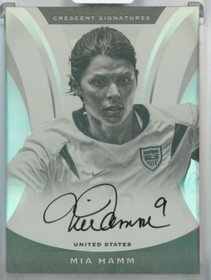 MIA HAMM サイン入りトレーディングカード