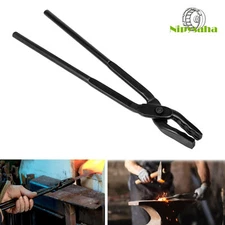 17inch  Blacksmith Tongs Wolf Jaw Blacksmithing Tongs For Beginner & Bladesmiths