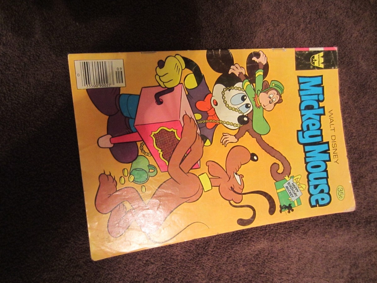 Vintage Walt Disney Mickey Mouse Comic Magazine No. 187 Copyright