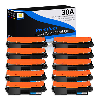 10Pack Laser Toner Cartridge for HP LaserJet Pro MFP M227fdn MFP M227fdw M227sdn